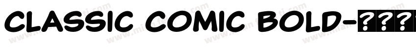Classic Comic Bold字体转换